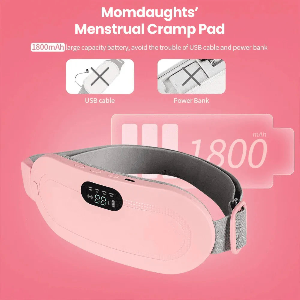 Period/Menstrual Cramp Relief Belt and Massager (1 Year Warranty)