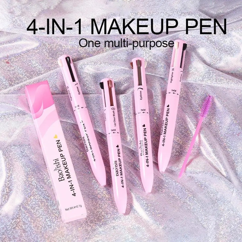 4-in-1 Makeup Pen – Eyeliner · Brow Pencil · Lip Liner · Highlighter