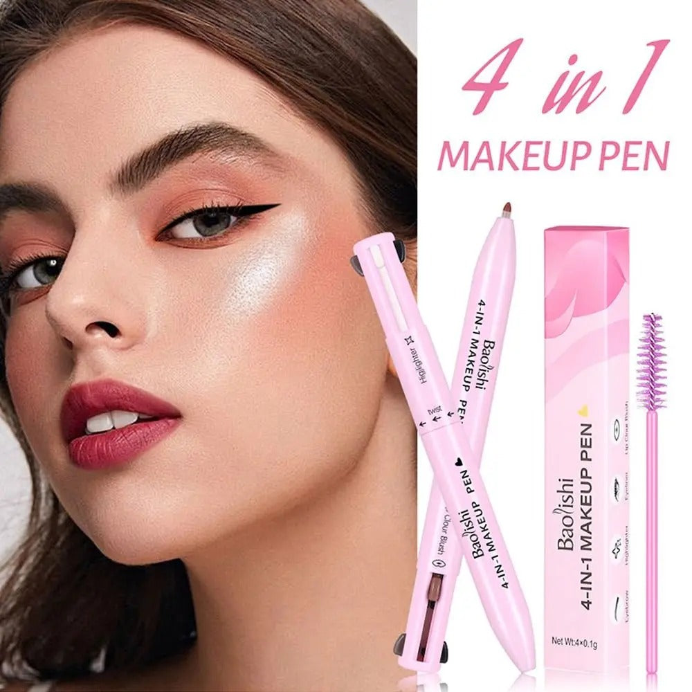 4-in-1 Makeup Pen – Eyeliner · Brow Pencil · Lip Liner · Highlighter